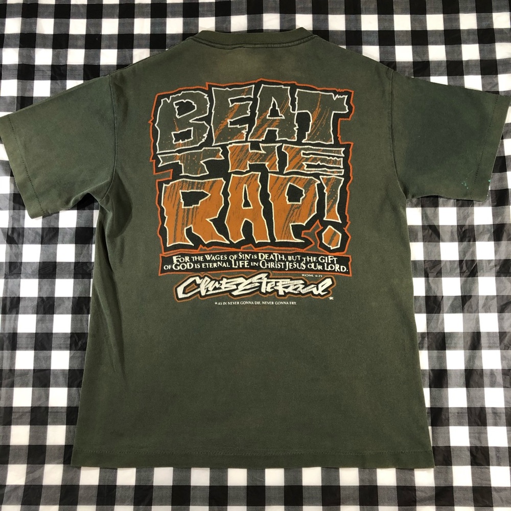 Jesus Christ Club Eternal Beat The Rap Vintage 90s - Gem